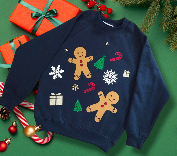 Clothes for Twins, Christmas Jumper, Gingerbread Man Jumper, Jumpers for Twins, Clothes for Twins, Twinning is Winning, Twinning outfit