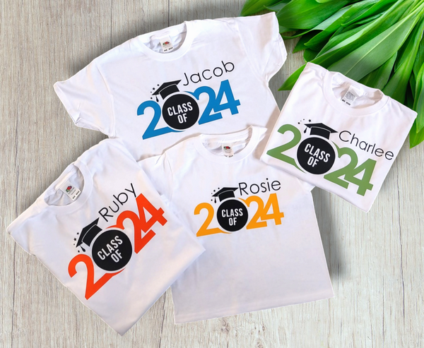 End of year tops, end of year t-shirts, end of term tops, class of 2024 t-shirts, class of 2024 gift, gift for end of term, teacher gift,