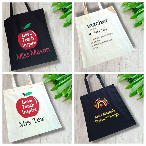 Personalised Teacher Bags