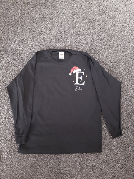 Christmas Initial T-shirt or Jumper
