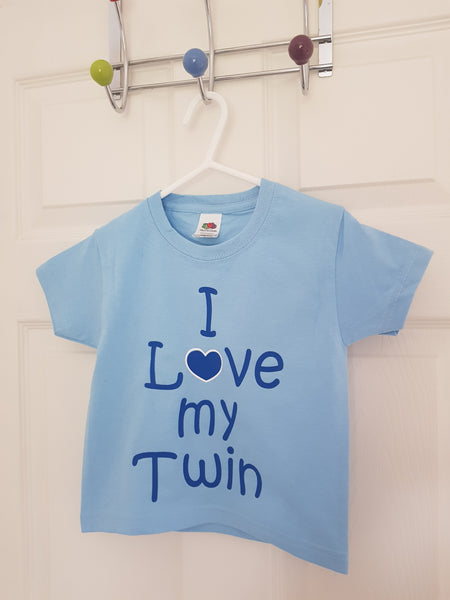I love my Twin - Set of 2 T-shirts