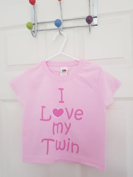 I love my Twin - Set of 2 T-shirts