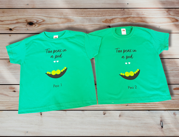 Peas in a pod clothing - set of 2
