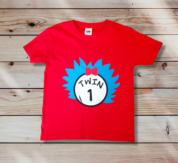 Clothes for twins, twin clothing, twinning, matching outfit for twins, birthday outfit for twins, twins birthday tops