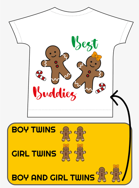 Gingerbread Best Buddies T-shirts or Jumper