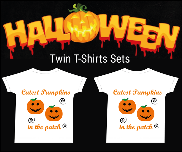 Halloween outfit for twins, twins halloween costume, twin clothing, clothes for twins, unisex clothing for twins, halloween and twins