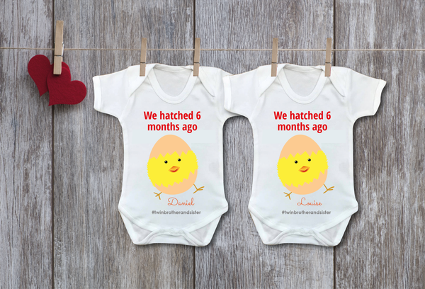 Personalised Twin Baby Clothes, Newborn Baby Clothes, Twin Baby Clothes Boy and Girls, Twin Baby Clothes UK, Twin Boy and Girl Matching Outfits, Twin Clothing, Twin Babygrows, Baby clothes for twins, Clothes for twins uk, Newborn baby clothes for twins, Clothes for newborn twins, Twin outfits for babies, Matching outfits for twins, Clothes for twin girls, Clothes for twin boys, Clothes for twin boy and girl, Gift for twin babies