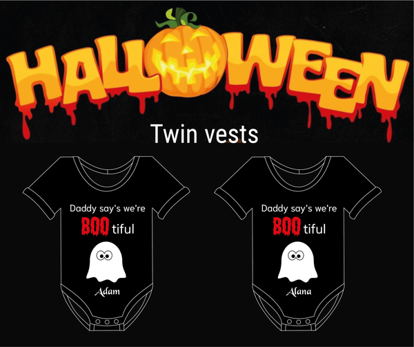 BOOtiful T-shirts and Vests - Set of 2