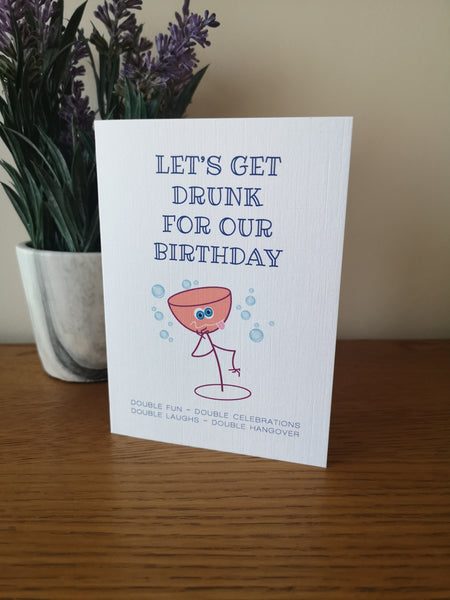 Happy Birthday Card to my Twin Sister