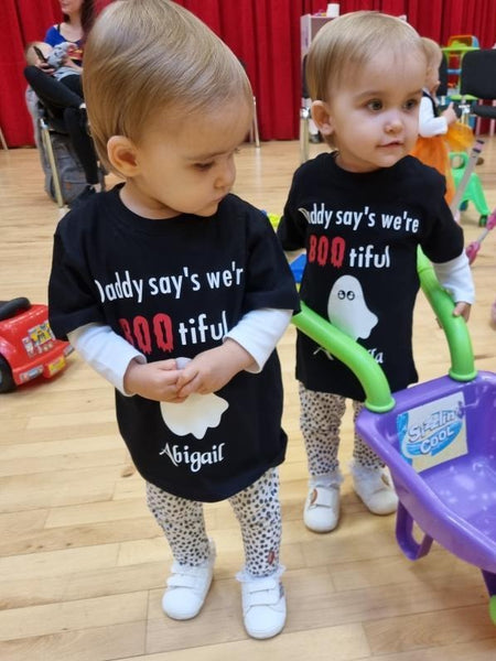 Halloween outfit for twins, twins halloween costume, twin clothing, clothes for twins, unisex clothing for twins, halloween and twins