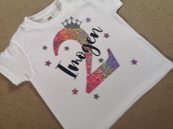 1st Birthday Tshirt, 1st Birthday Top, personalised childrens tshirt, kids birthday shirt, boys 1st birthday, girls toys age 5, gifts for girls age 10, age 4 tshirt, personalised tshirt kids