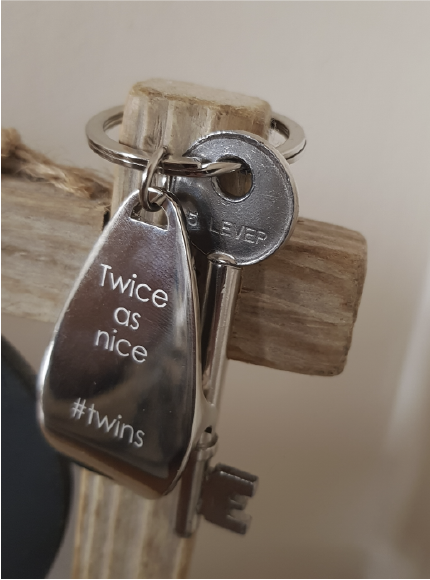 £5.00 Deal - x 2 Twin Gift Keyrings