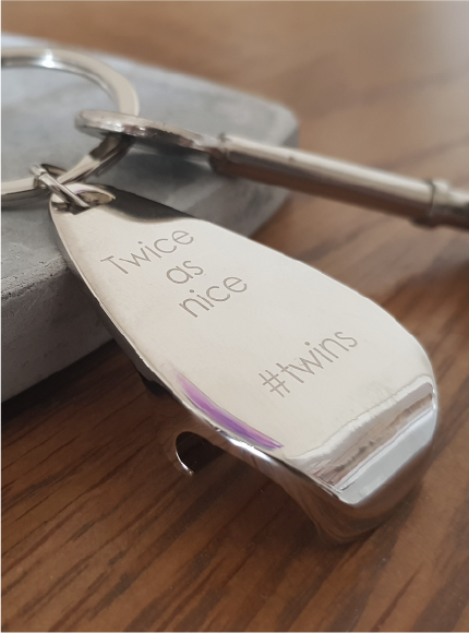 £5.00 Deal - x 2 Twin Gift Keyrings