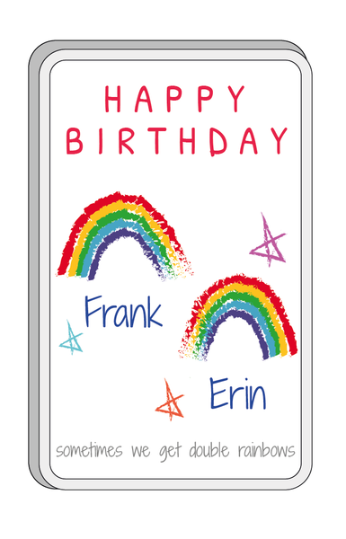 Personalised Twin Gifts, Twin Birthday Gifts, Personalised Fridge Magnets, Twin Birthday Gift, Personalised Twin Birthday Card