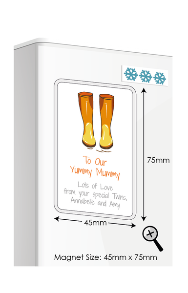 Personalised Twin Gifts, Twin Birthday Gifts, Personalised Fridge Magnets, Twin Birthday Gift