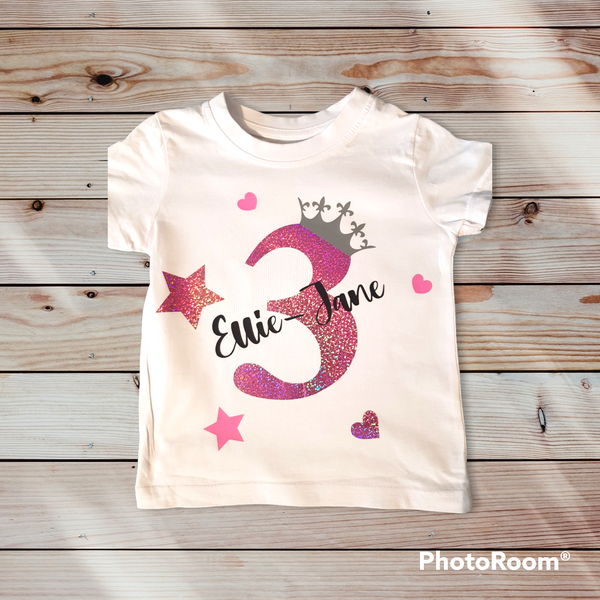 1st Birthday Tshirt, 1st Birthday Top, personalised childrens tshirt, kids birthday shirt, boys 1st birthday, girls toys age 5, gifts for girls age 10, age 4 tshirt, personalised tshirt kids