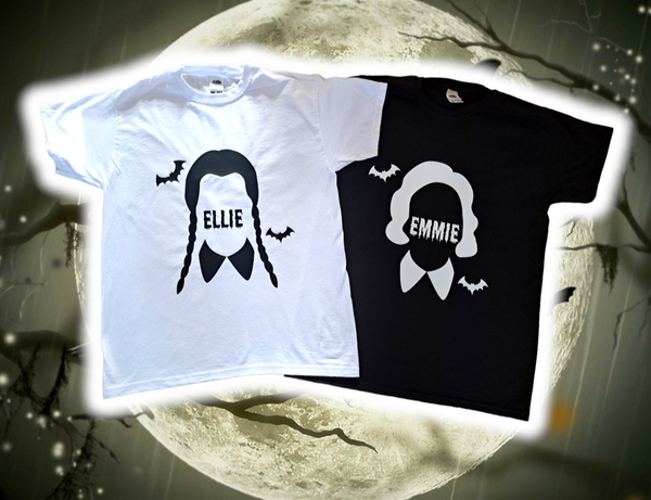 Personalised Wednesday and Enid Tops
