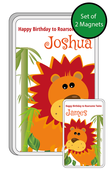 Personalised Twin Gifts, Twin Birthday Gifts, Personalised Fridge Magnets, Twin Birthday Gift, Personalised Twin Birthday Card