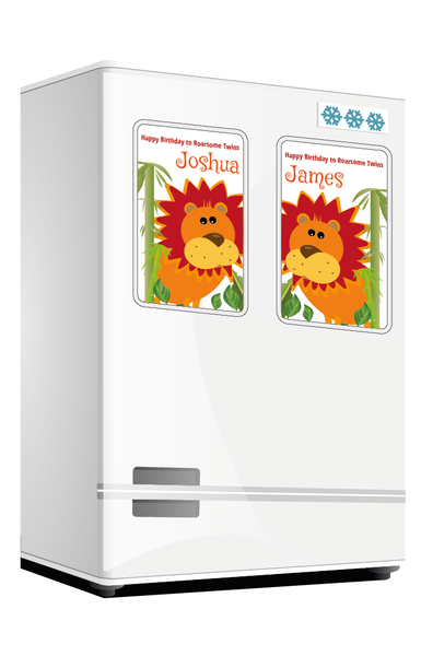 Personalised Twin Gifts, Twin Birthday Gifts, Personalised Fridge Magnets, Twin Birthday Gift, Personalised Twin Birthday Card