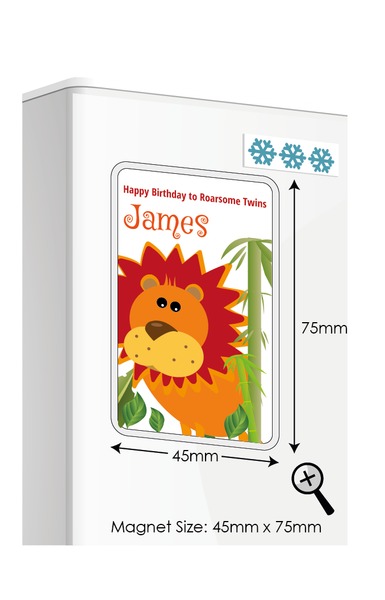 Personalised Twin Gifts, Twin Birthday Gifts, Personalised Fridge Magnets, Twin Birthday Gift, Personalised Twin Birthday Card