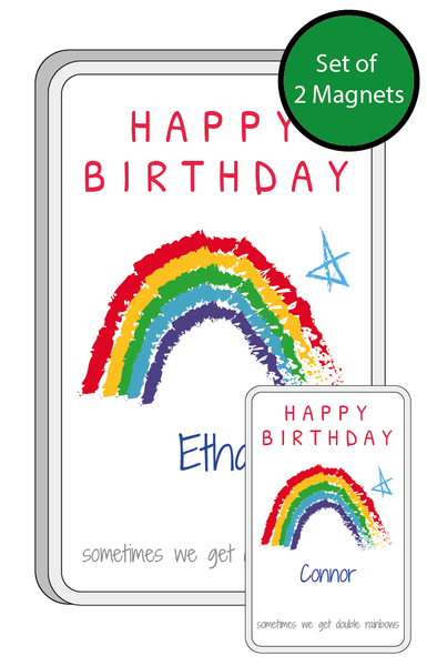 Personalised Twin Gifts, Twin Birthday Gifts, Personalised Fridge Magnets, Twin Birthday Gift, Personalised Twin Birthday Card