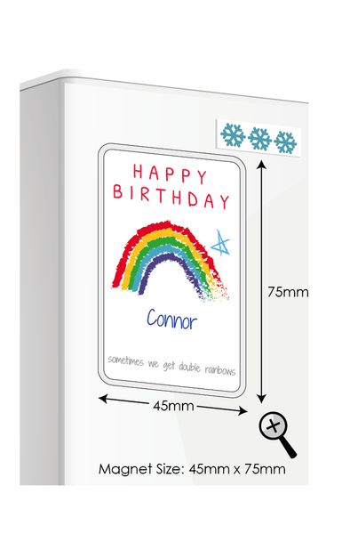Personalised Twin Gifts, Twin Birthday Gifts, Personalised Fridge Magnets, Twin Birthday Gift, Personalised Twin Birthday Card