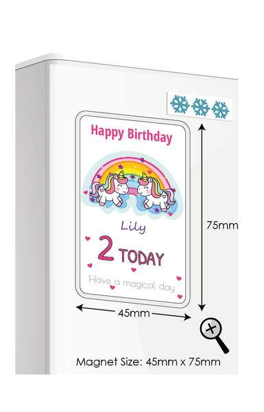 Personalised Twin Gifts, Twin Birthday Gifts, Personalised Fridge Magnets, Twin Birthday Gift, Personalised Twin Birthday Card
