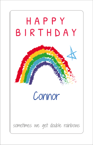 Personalised Twin Birthday Card -  Twin Boys, Twin Girls, Twin Brother, Twin Sister