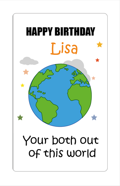 Personalised Twin Birthday Card -  Twin Boys, Twin Girls, Twin Brother, Twin Sister