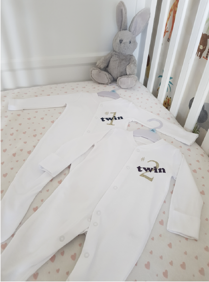 Personalised Twin Baby Clothes, Newborn Baby Clothes, Twin Baby Clothes Boy and Girls, Twin Baby Clothes UK, Twin Boy and Girl Matching Outfits, Twin Clothing, Twin Babygrows, Baby clothes for twins, Clothes for twins uk, Newborn baby clothes for twins, Clothes for newborn twins, Twin outfits for babies, Matching outfits for twins, Clothes for twin girls, Clothes for twin boys, Clothes for twin boy and girl, Gift for twin babies