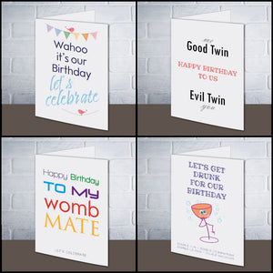 We have some new Twin Sister Birthday Cards in our range