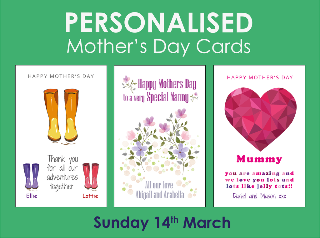 Personalised Mothers Day Cards