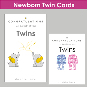 Twin Greeting Cards