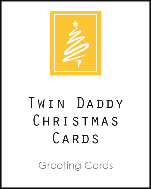 Christmas Card for Twin Dads