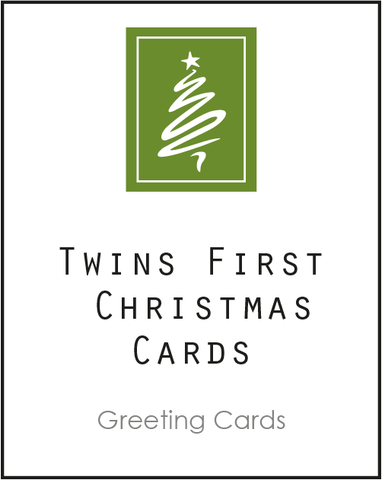 Twins First Christmas Cards