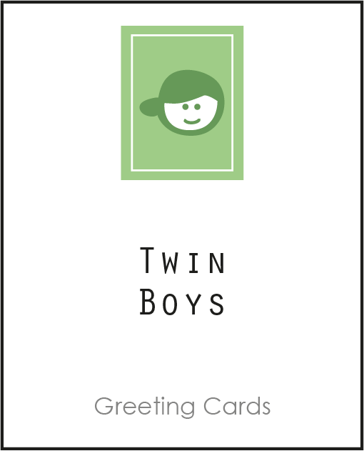 Twin Greeting Cards for your Twin Boys