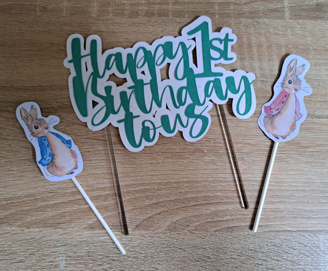 Twin Cake Toppers