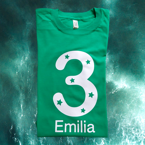 Number Age T-shirt