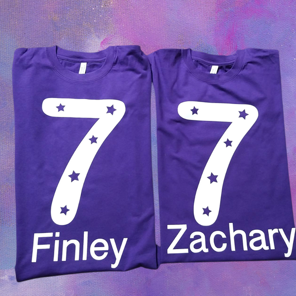 Number Age T-shirt