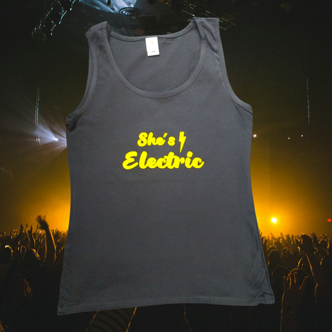 Oasis She's Electric Ladies Vest Top