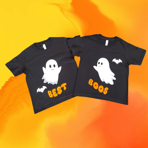 Best Boos - Twins Halloween Top