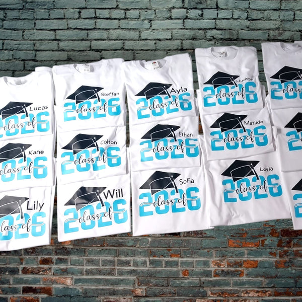 Personalised End of year T-shirt / Class of 2026 Top