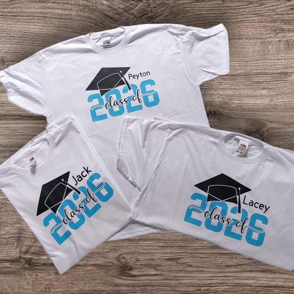 Personalised End of year T-shirt / Class of 2026 Top