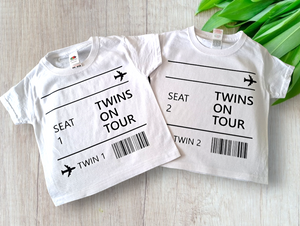 twin clothing, clothing for twins, matching outfit for twins, holiday clothes, airport outfit