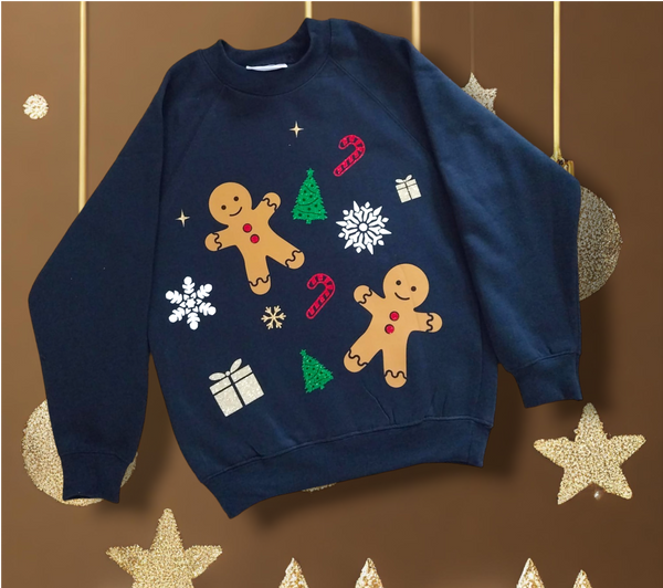 Clothes for Twins, Christmas Jumper, Gingerbread Man Jumper, Jumpers for Twins, Clothes for Twins, Twinning is Winning, Twinning outfit