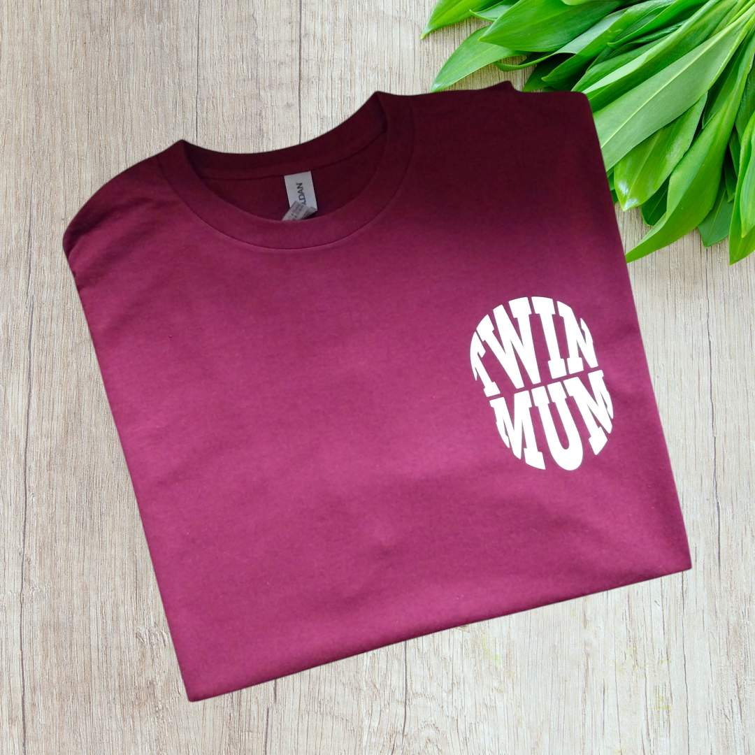 Twin Mum Logo T-shirt