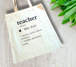 Personalised Teacher Bags