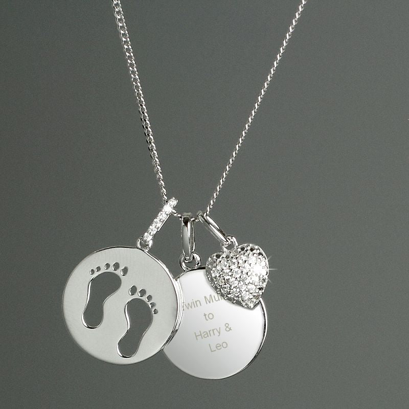 Twin Mum Gift, Twin Mum Necklace, Twin Mom Necklace, Twin Jewellery, Jewellery for Twin Mums