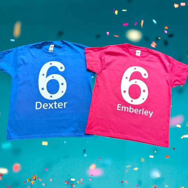 Number Age T-shirt