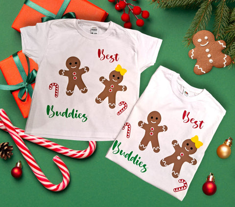 Gingerbread Best Buddies T-shirts or Jumper